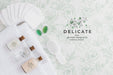 Free Top View Bath Concept With Toiletries Psd