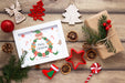 Free Top View Christmas Concept With Mock-Up Psd