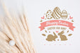 Free Top View Easter Mockup Composition Psd