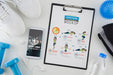 Free Top View Exercise Routine With Mock-Up Psd
