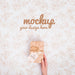 Free Top View Hand Holding Birthday Present With Mock-Up Psd