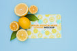 Free Top View Lemon On Table Psd