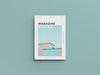 Free Top View Magazine Mockup