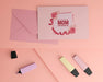 Free Top View Mother'S Day Card And Envelope With Mock-Up Psd