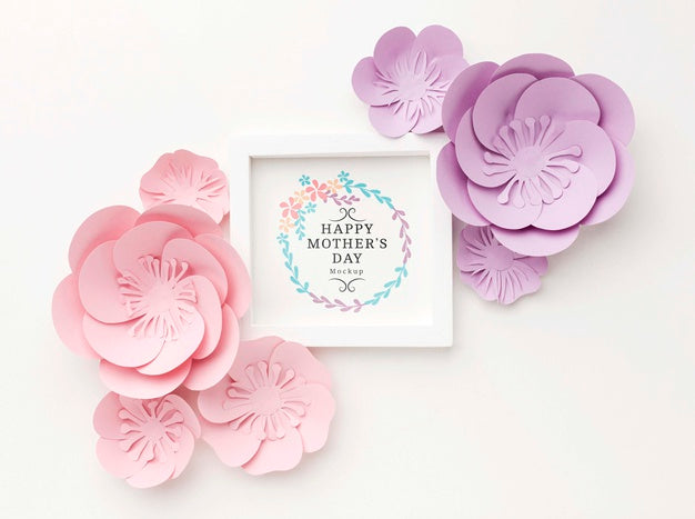 Free Top View Mothers Day Concept Psd