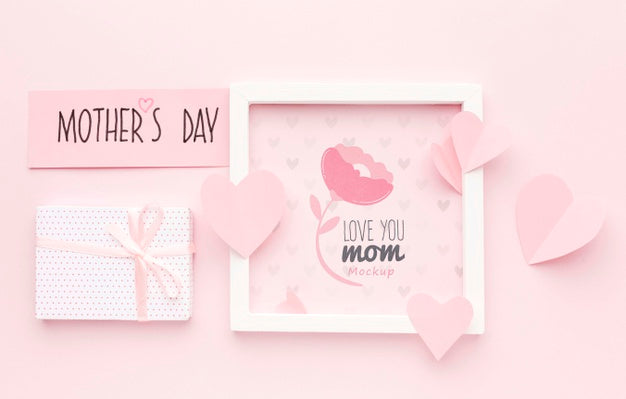 Free Top View Mothers Day Concept Psd
