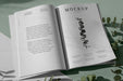 Free Top View Nature Magazine Cover Mock-Up With Leaves Assortment Psd