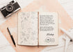 Free Top View Of Agenda With Airplane And Camera For Traveling Psd