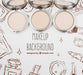 Free Top View Of Make-Up Palette Mock-Up Psd