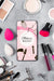 Free Top View Of Makeup Mock-Up Concept Psd