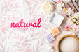 Free Top View Of Natural Cosmetic Products Psd