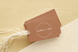 Free Top View Of Paper Tags Mock-Up Psd