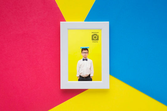 Free Top View Of Picture Frame Psd