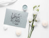Free Top View Of Wedding Card With Roses And Candles Psd