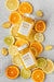 Free Top View On Food For Defenses With Jar Mockup Psd