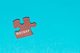 Free Top View Piece Of Puzzle Mock-Up Psd