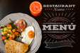 Free Top View Restaurant Breakfast Mockup Psd