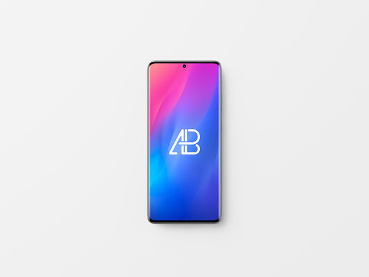 Free Top View Samsung Galaxy S20 Ultra Mockup