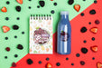 Free Top View Smoothie Surrounded By Slices Of Fruits Psd