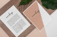 Free Top View Stationery Arrangement With Plant Psd