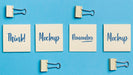 Free Top View Stationery Notes With Mock-Up Psd