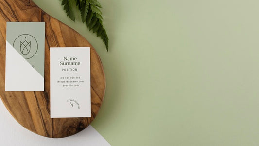 Free Top View Stationery On Wood Frame Psd