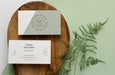 Free Top View Stationery On Wood With Plant Psd