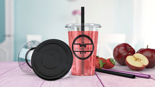 Free Transparent Smoothie Glass Mockup Psd