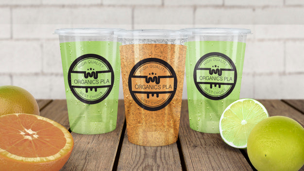 Free Transparent Smoothie Glass Mockup Psd