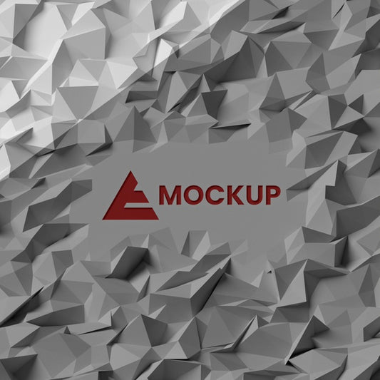 Free Triangular 3D Background Psd