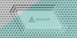 Free Triangular 3D Background Psd