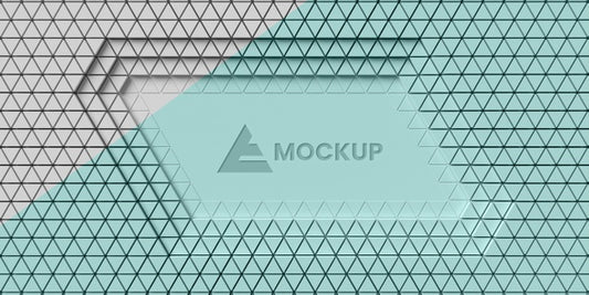 Free Triangular 3D Background Psd