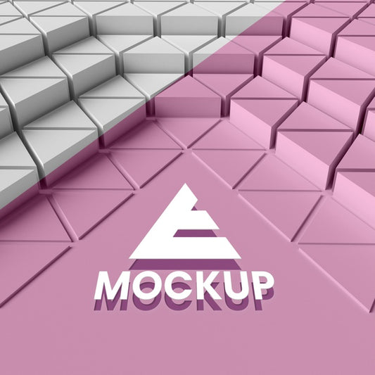 Free Triangular 3D Background Psd