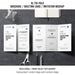 Free Trifold Brochure Or Invitation Mockup Still Life Concept Psd