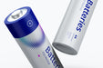 Free Two Aa Batteries Mockup, Close-Up