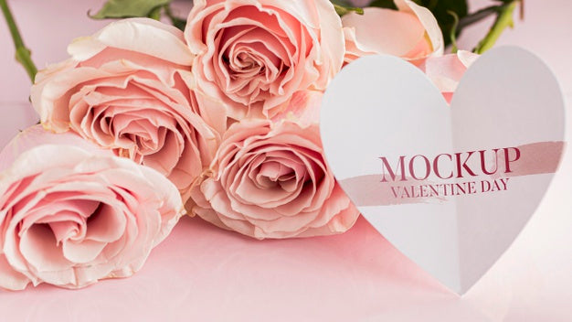 Free Valentine'S Day Concept Mock-Up Psd