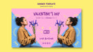 Free Valentine'S Day Coupon Banner Template Psd
