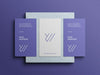 Free Vertical Business Card Mockup Psd
