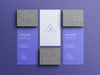 Free Vertical Business Card Mockup Psd
