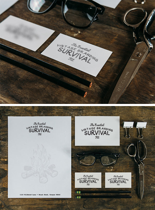 Free Vintage Branding Mockup