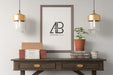 Free Vintage Poster Mockup