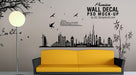Free Vinyl Wall Art Decal / Sticker Mockup Psd File