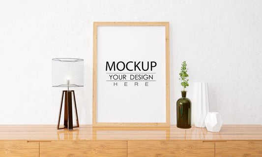 Free Wall Art Or Picture Frame In Living Room Mockup Psd