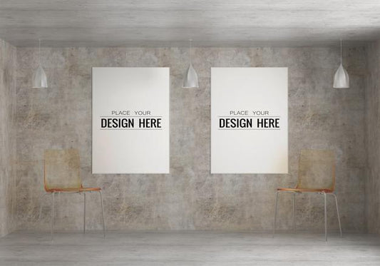 Free Wall Art Or Picture Frame In Living Room Mockup Psd