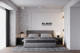 Free Wall Mockup In Bedroom Interior Psd