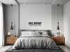 Free Wall Mockup In Bedroom Interior Psd