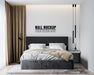Free Wall Mockup In Bedroom Interior Psd