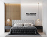 Free Wall Mockup In Bedroom Interior Psd