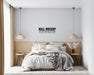 Free Wall Mockup In Bedroom Interior Psd