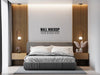 Free Wall Mockup In Bedroom Interior Psd